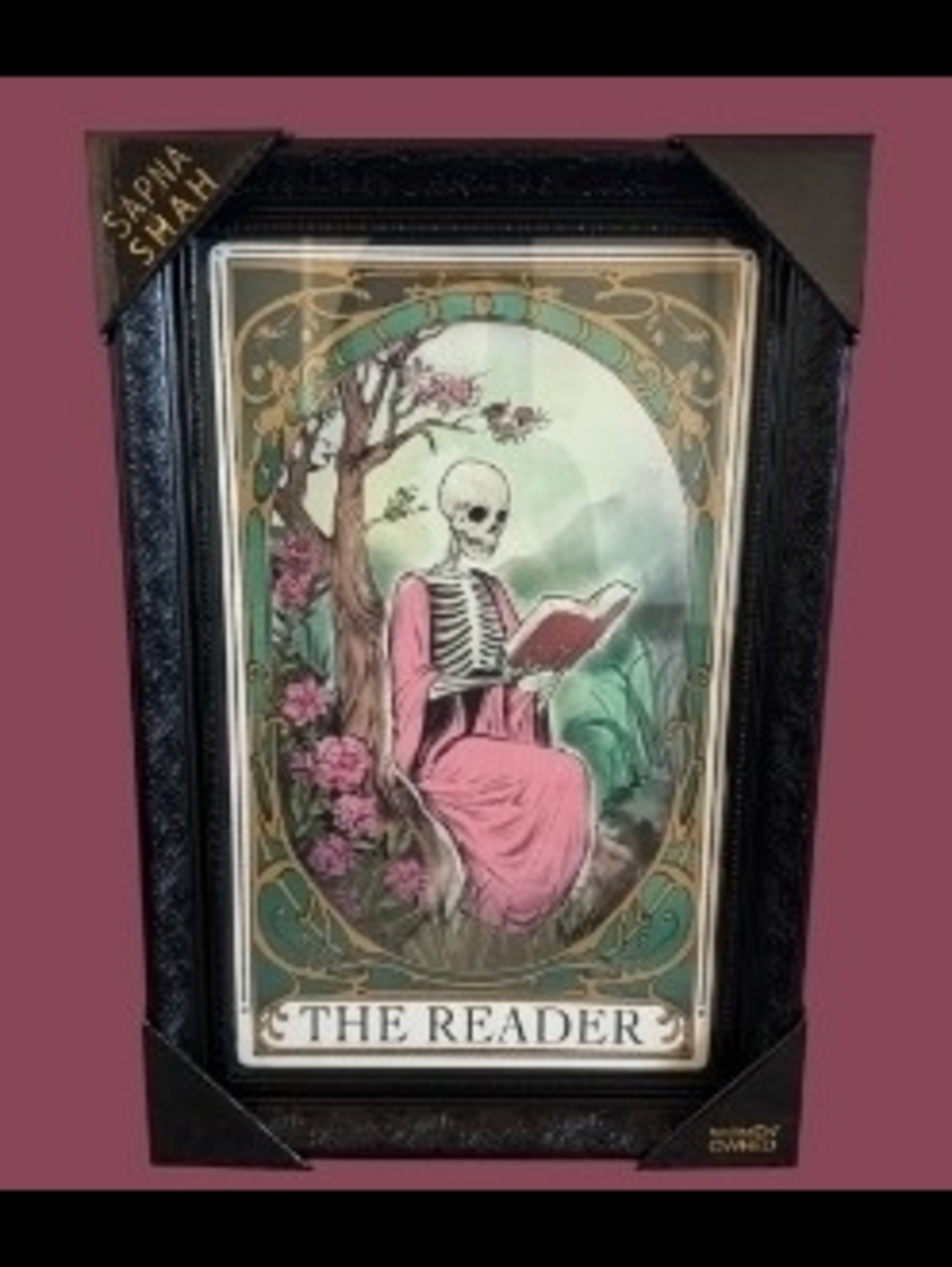 Sapna Shah Tarot Art Collection The Overthinker, Introvert, Lovers, Reader viral - Picture 3 of 5